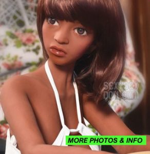 Beautiful black sex doll
