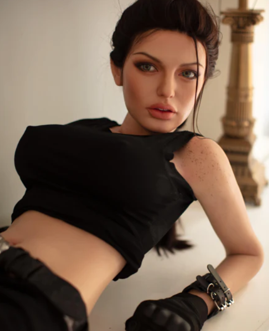 A Lara Croft inspired sex doll made by Starpery